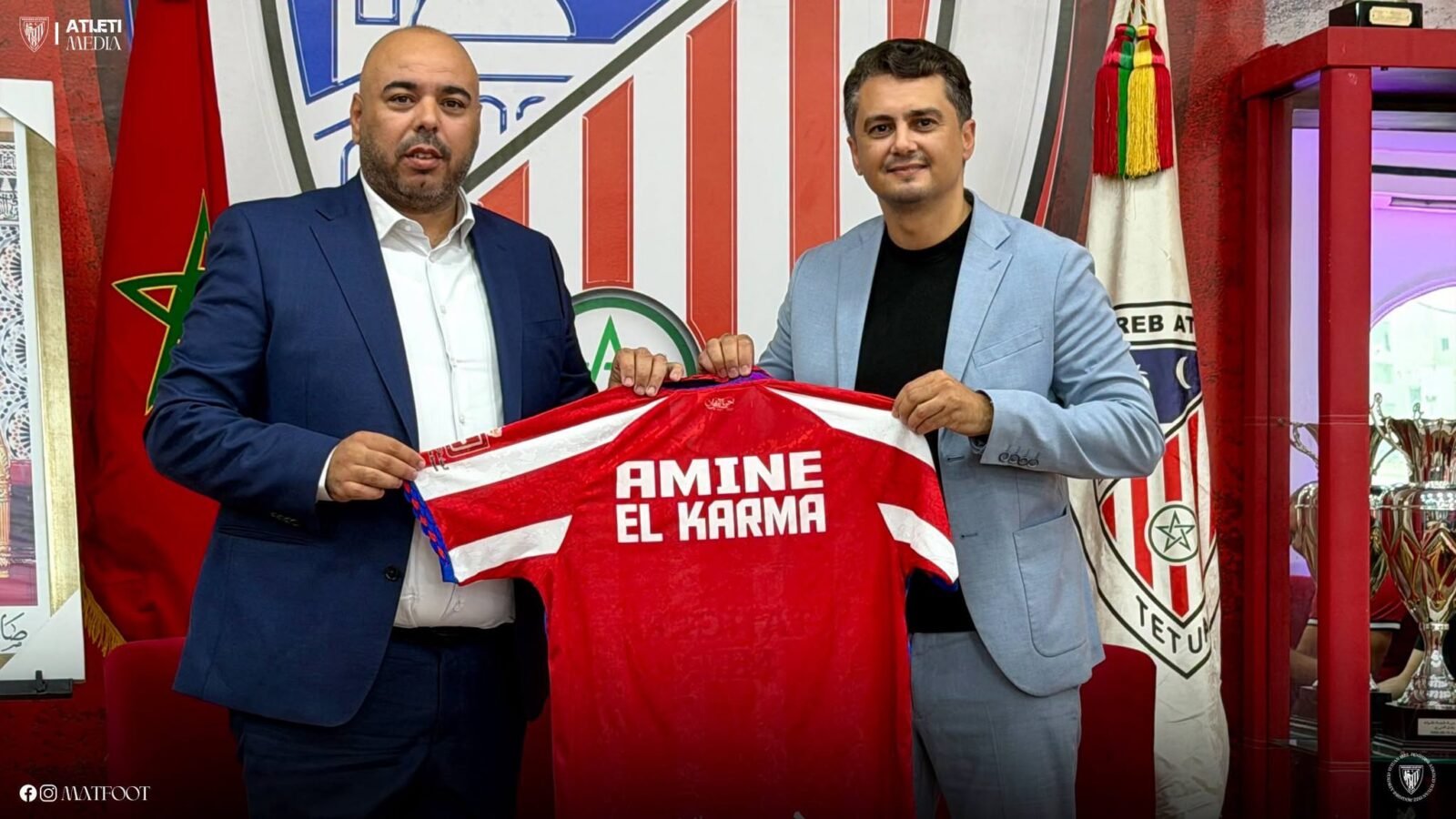 رئيس نادي المغرب التطواني محمد جدعوني يتحدث في ندوة صحفية حول مستجدات الفريق