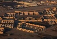صورة جوية لقاعدة فيكتوريا أو مركز الدعم الدبلوماسي التابع للسفارة الأمريكية في مطار بغداد الدولي.