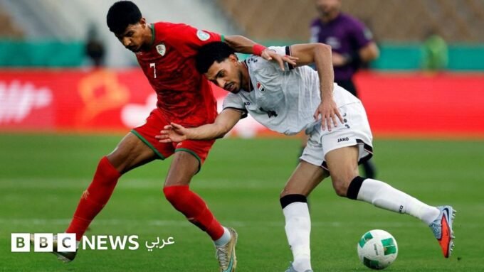 منتخب السعودية لكرة القدم في إحدى مباريات كأس الخليج