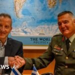 صورة تظهر منظومة دفاع جوي إسرائيلية، تعكس التكنولوجيا المستخدمة في اتفاقية درع أخيل بين اليونان وإسرائيل.