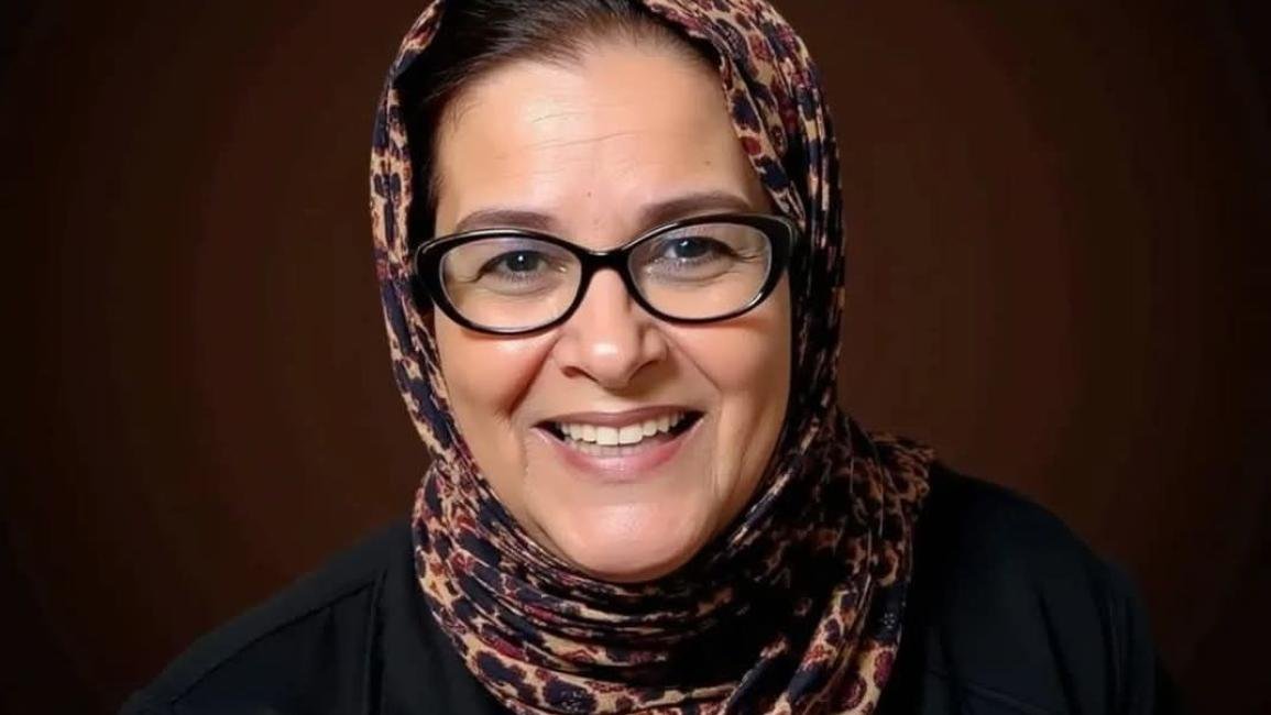صورة للممثلة فاطمة وشاي بعد فوزها بمقعد برلماني