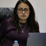 صورة لفرح البدارنة، الأمين العام الجديد للاتحاد الأردني لكرة القدم، في مناسبة رياضية.