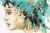 Illustration of a brain with different areas highlighted, symbolizing adaptation and healing after emotional abuse