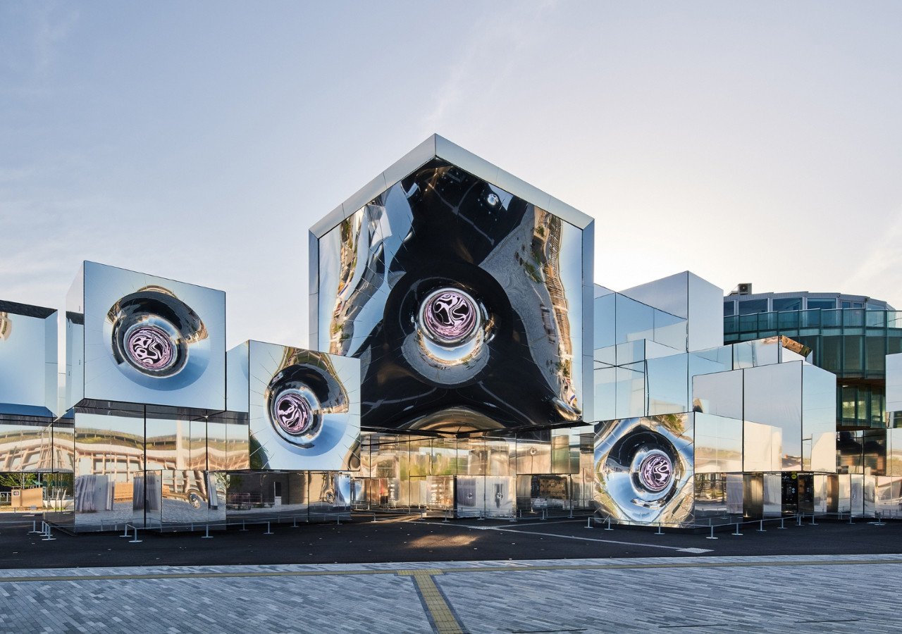 A montage of diverse award-winning designs from the iF DESIGN AWARD, showcasing innovation across various categories.