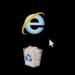 A close-up view of the Microsoft Edge browser logo with the Internet Explorer 'e' symbol subtly integrated, symbolizing the IE mode feature.