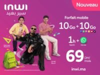 inwi forfait mobile jeunes étudiants TikTok YouTube data illimité WhatsApp Maroc