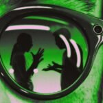 Illustration of Meta smart glasses, representing the new camera-free Luna model.