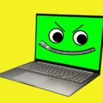 Conceptual image of Meta's Muse AI, possibly a glowing orb or abstract digital entity, interacting with a Mac screen showing message notifications.