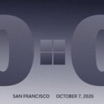 Microsoft's official event invitation for the Windows and Surface event on October 7th