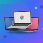 Capture d'écran de l'interface Google Chrome, avec le menu ouvert sur l'option 'À propos de Google Chrome', indiquant la version du navigateur et la recherche de mises à jour.