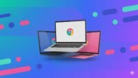 Capture d'écran de l'interface Google Chrome, avec le menu ouvert sur l'option 'À propos de Google Chrome', indiquant la version du navigateur et la recherche de mises à jour.