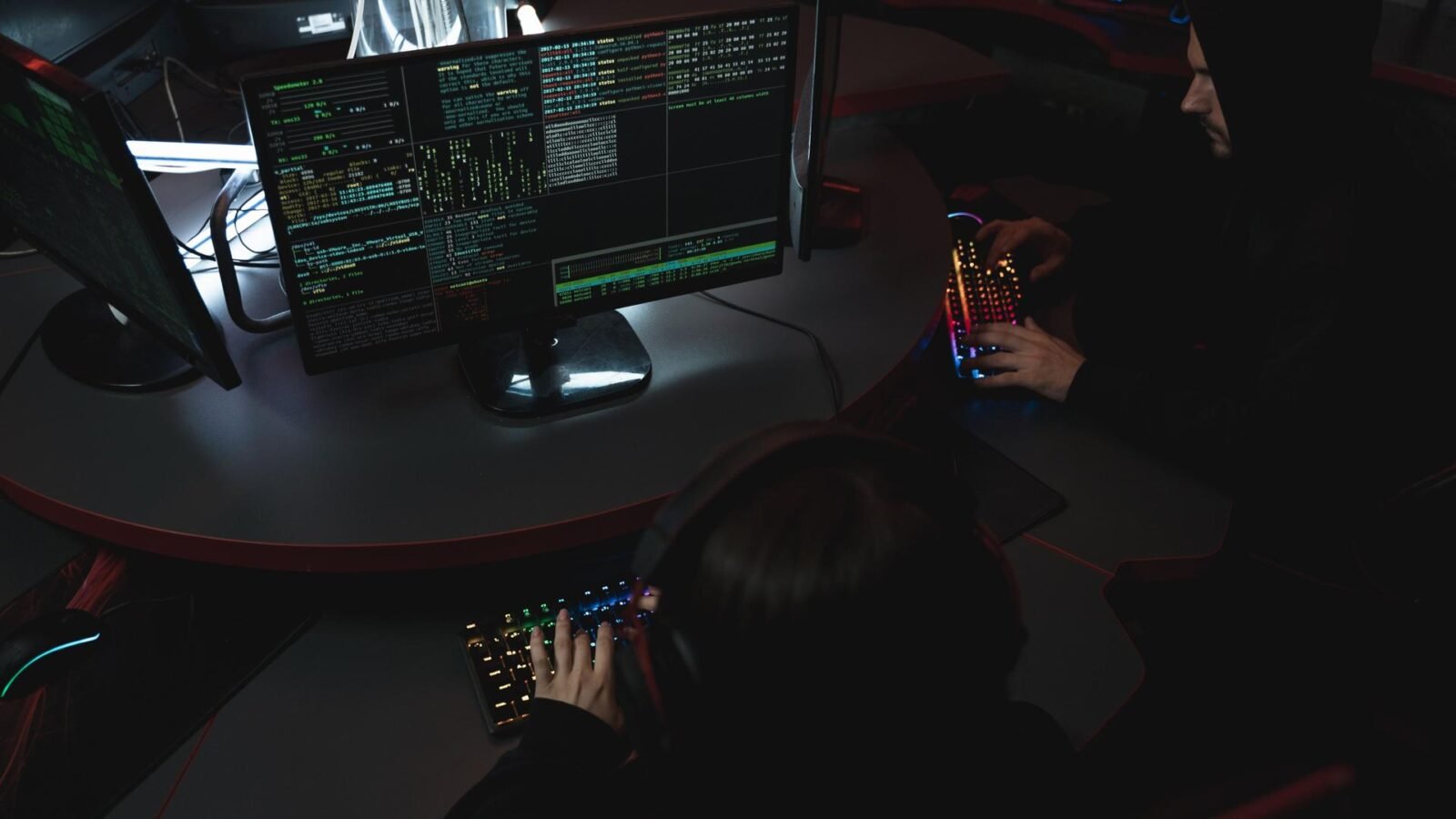 A digital representation of cryptocurrency transactions being filtered or blocked, symbolizing NEAR Intents' SHIELD system preventing hacker swaps.
