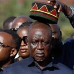 Oburu Oginga aux funérailles de Raila Odinga, figure politique kenyane