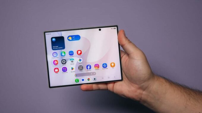 Samsung Galaxy Z Fold8 foldable smartphone displayed on Amazon with a $250 discount