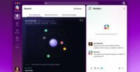 Slack interface showcasing an AI-generated interactive dashboard built using Slackforce Surfaces.