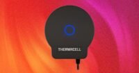 Thermacell LIV 2.0 Smart Mosquito Repellent System repellers installed around an outdoor patio or pool area, emitting a protective vapor.