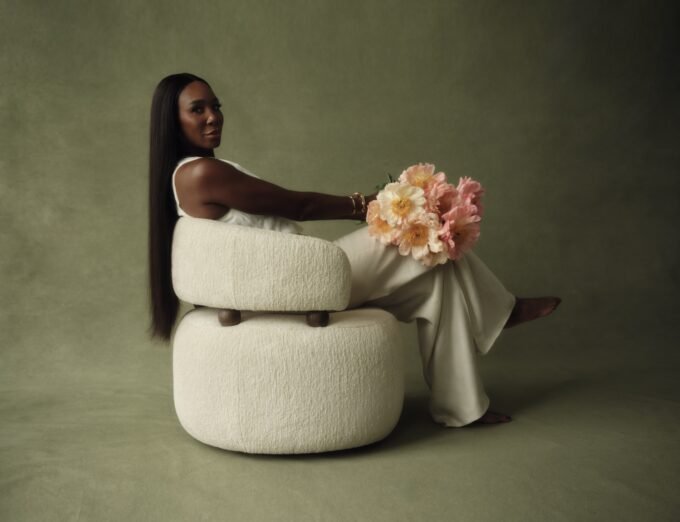 Venus Williams proudly presents pieces from her elegant Grand Slam home collection for Crate & Barrel.