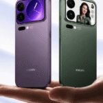 Rendu ou image du Xiaomi 18 Pro, mettant en avant son double capteur photo et son design élégant.