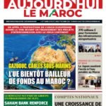 Page d'accueil d'un journal électronique affichant des titres sur l'économie, le sport et la culture au Maroc, avec un cadenas symbolisant l'accès abonné.