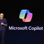 Microsoft CEO Satya Nadella speaking about artificial intelligence safety and control