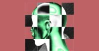 Apple App Store icon with a visual representation of AI content moderation policies
