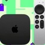 The new Apple TV 4K streaming box with its remote