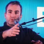 Steven Goldfeder, CEO of Offchain Labs, speaking at ETHDenver 2024, representing Arbitrum's leadership in blockchain innovation.