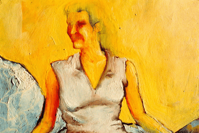 A person reflecting, finding their voice and true self, symbolizing self-discovery and authenticity.