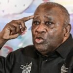 Laurent Gbagbo, ancien président ivoirien et actuel président du Parti des peuples africains – Côte d’Ivoire, à Abidjan, le 22 août 2023.