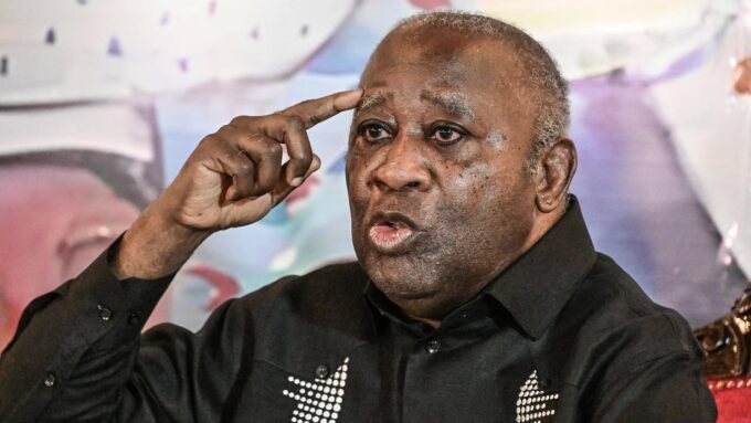 Laurent Gbagbo, ancien président ivoirien et actuel président du Parti des peuples africains – Côte d’Ivoire, à Abidjan, le 22 août 2023.