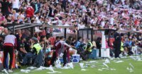 صورة جماهير ملعب باييكاس خلال مباراة رايو فاييكانو وأتلتيك بيلباو الملغاة