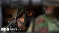 صورة تظهر جنوداً من جيش ميانمار، في إشارة إلى حملات التجنيد القسري التي تستهدف الشباب.