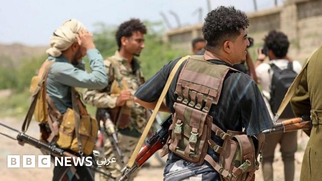 صورة تظهر آثار القصف في اليمن