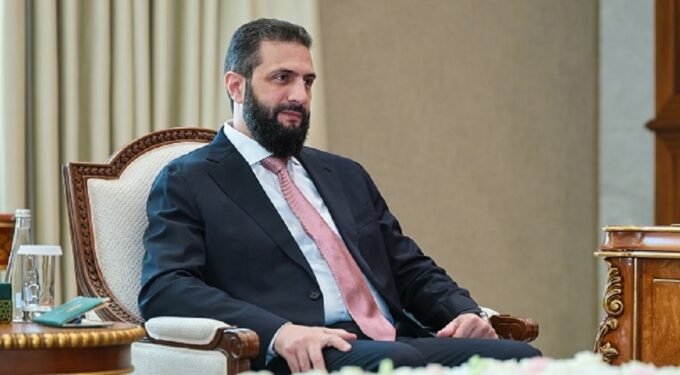 صورة للرئيس السوري أحمد الشرع