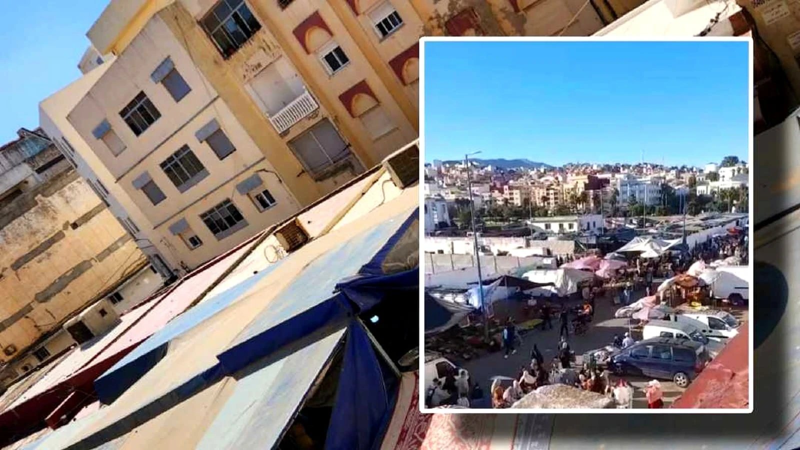 الفنيدق: تحديات التنمية الحضرية والاقتصادية في ظل تنامي العشوائية 3 منظر عام لمدينة الفنيدق يظهر بعض مظاهر العشوائية العمرانية.