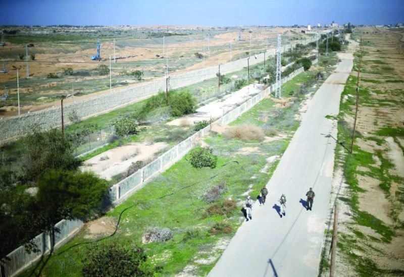 صورة للحدود المصرية الإسرائيلية قرب منطقة نيتسانا