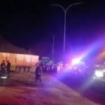 صورة لحادث تصادم شاحنتين عراقيتين على طريق العقبة