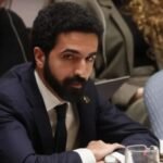 صورة للمندوب السوري إبراهيم علبي يتحدث في الأمم المتحدة