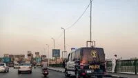 صورة توضيحية لبيان وزارة الداخلية المصرية حول واقعة سقوط سيدة من شرفتها في بورسعيد.