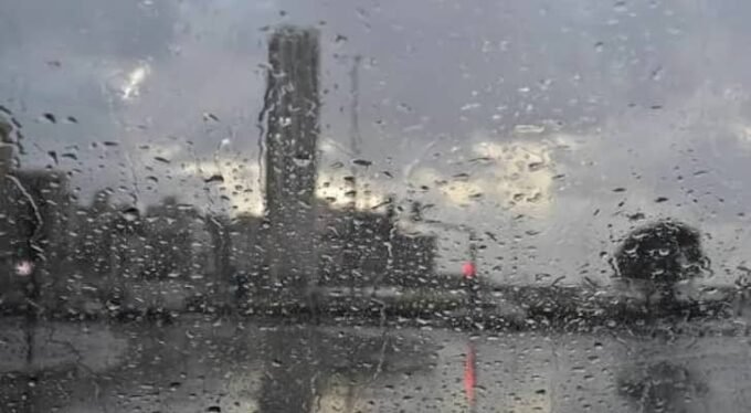 صورة توضيحية لأمطار غزيرة وسيول في الأردن