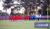 صورة لاعبات المنتخب المغربي النسوي لأقل من 17 سنة خلال حصة تدريبية