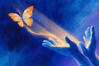 A serene landscape at dawn, symbolizing new beginnings and the acceptance of life's cycles.