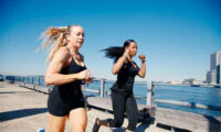 A dynamic image representing the connection between physical exercise and mental agility, possibly showing a vibrant brain or a person in motion.