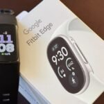 A side-by-side comparison of the Fitbit Edge and Fitbit Charge 6 fitness trackers, highlighting their design differences and key features.