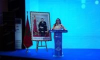 Fatima Ezzahra El Mansouri et Najwa Koukouss lors de la réunion du Conseil national du PAM à Skhirate, discutant de la formation du nouveau gouvernement.