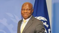 Gilbert Houngbo, directeur pour l'Afrique du PNUD, en septembre 2022, lors d'un événement à Genève.
