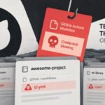 GhostAction Unleashed: Thousands of GitHub Repositories Compromised in Massive Credential Theft Campaign 6 Illustration of a lock icon over a GitHub logo, symbolizing a cybersecurity threat to GitHub repositories and open-source projects.