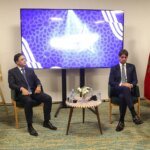 Navire GNV naviguant vers le Maroc, symbolisant le partenariat avec l'ONMT.
