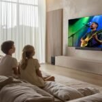 Unbeatable Brilliance: LG C6 OLED TV Slashes Prices in Early Black Friday Sale 6 A sleek LG C6 OLED TV displaying vibrant content, highlighting its thin bezel and premium design.