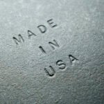 Factory floor with 'Made in America' label, symbolizing domestic manufacturing and economic considerations
